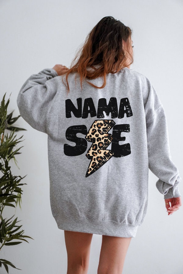 Namaste Distressed Lightning Bolt Digital Design