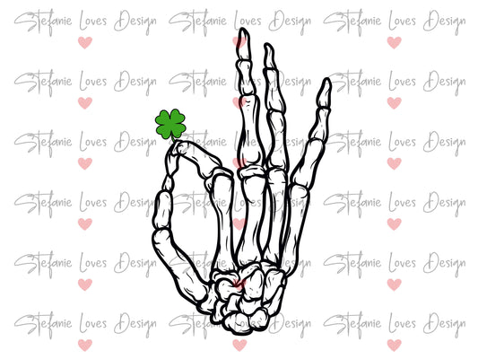 St Patricks Day Skeleton Hands Svg, Shamrock Svg, Skeleton Hand Svg, St Patricks Day Svg, St Patricks Day Shirt Svg