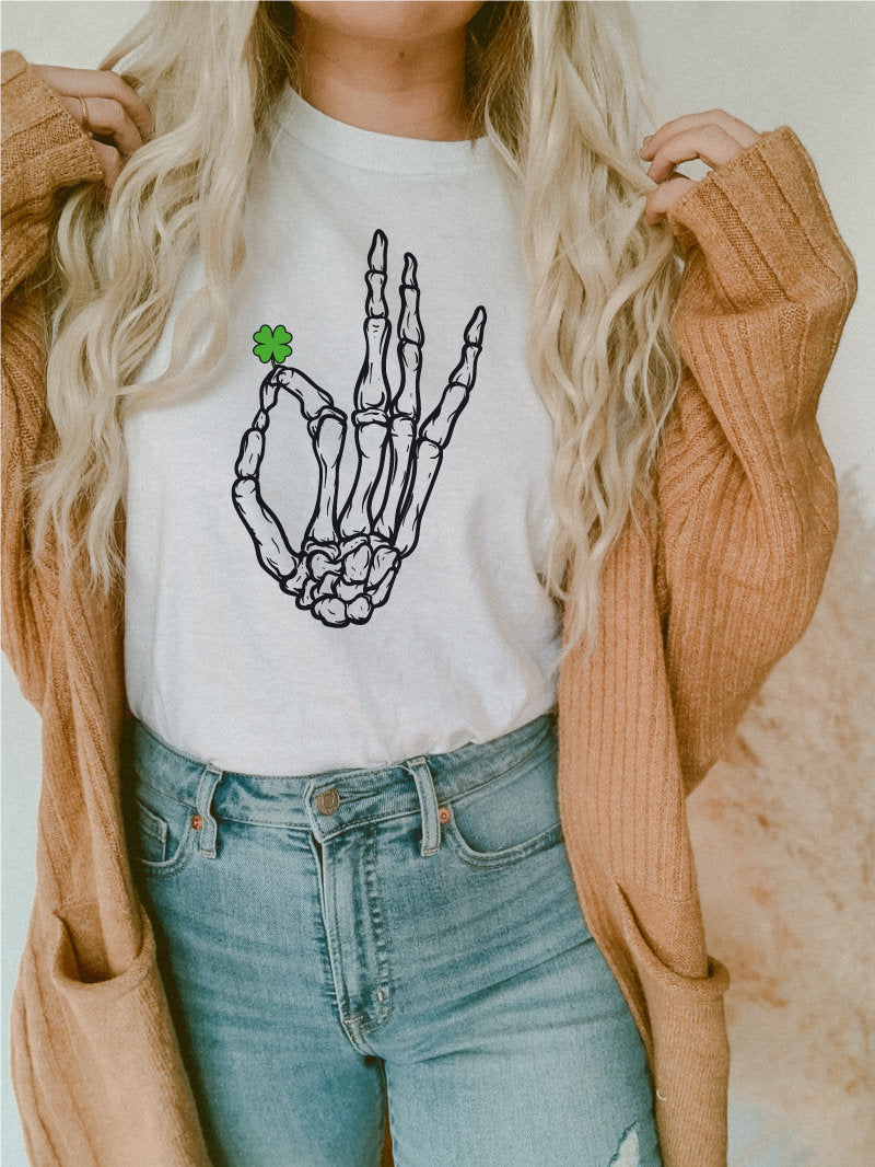 St Patricks Day Skeleton Hands Svg, Shamrock Svg, Skeleton Hand Svg, St Patricks Day Svg, St Patricks Day Shirt Svg