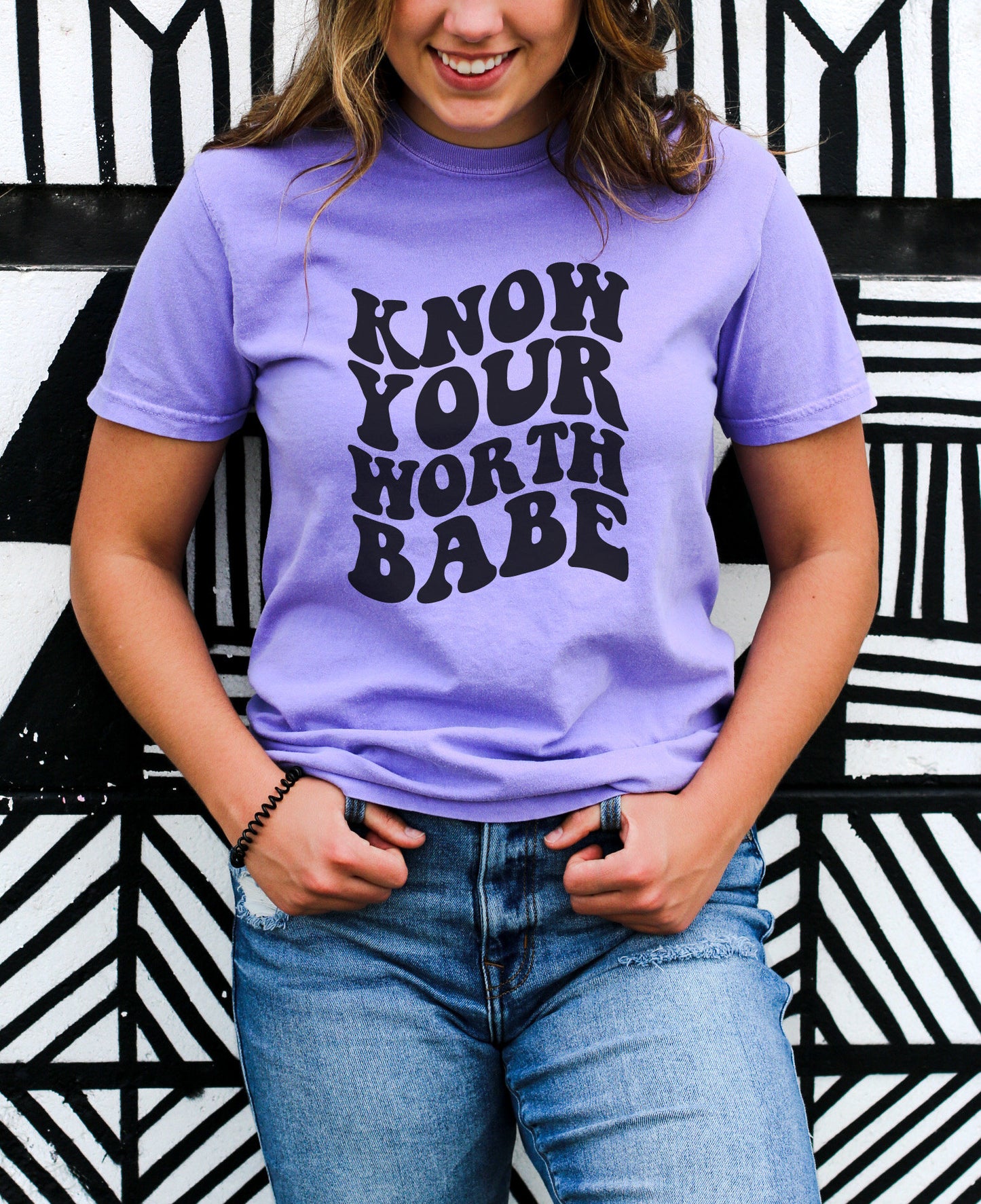 Know Your Worth Babe Digital Design