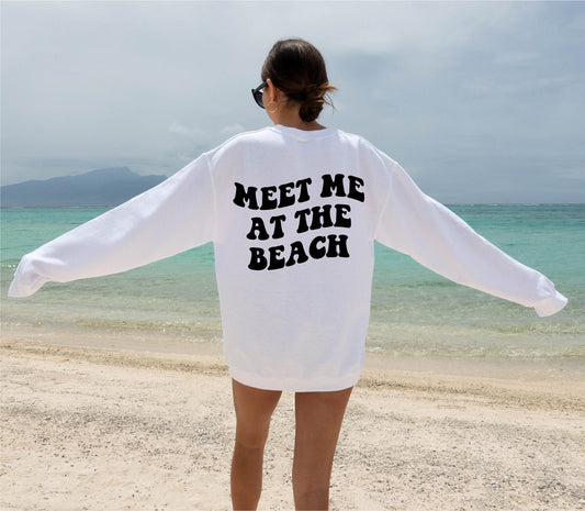 Meet Me At The Beach Digital Design