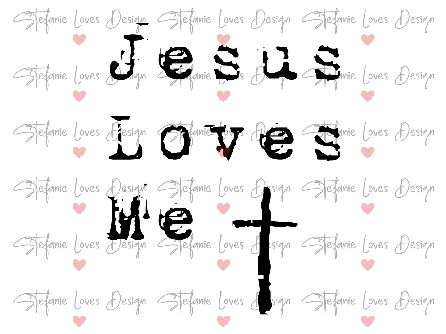 Jesus Loves Me Digital Design