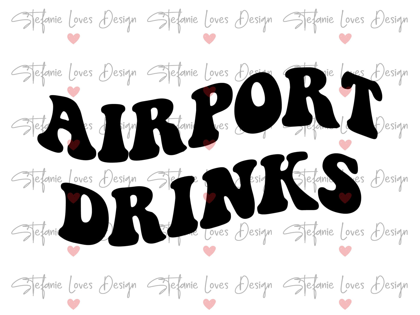 Airport Drinks Digital Design
