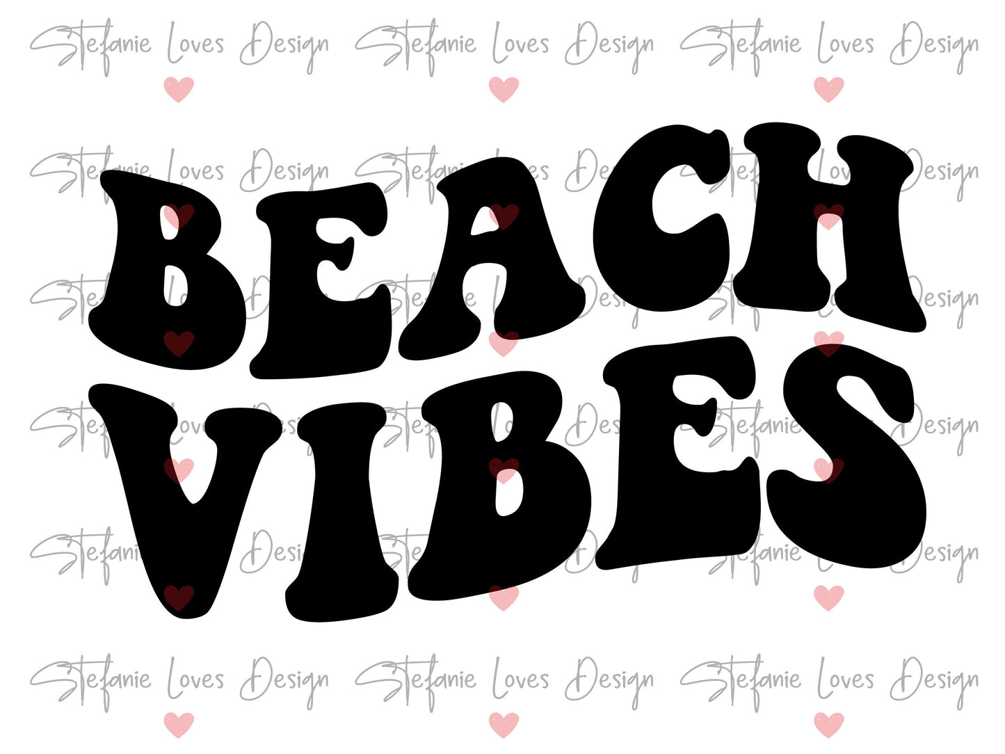 Beach Vibes Digital Design