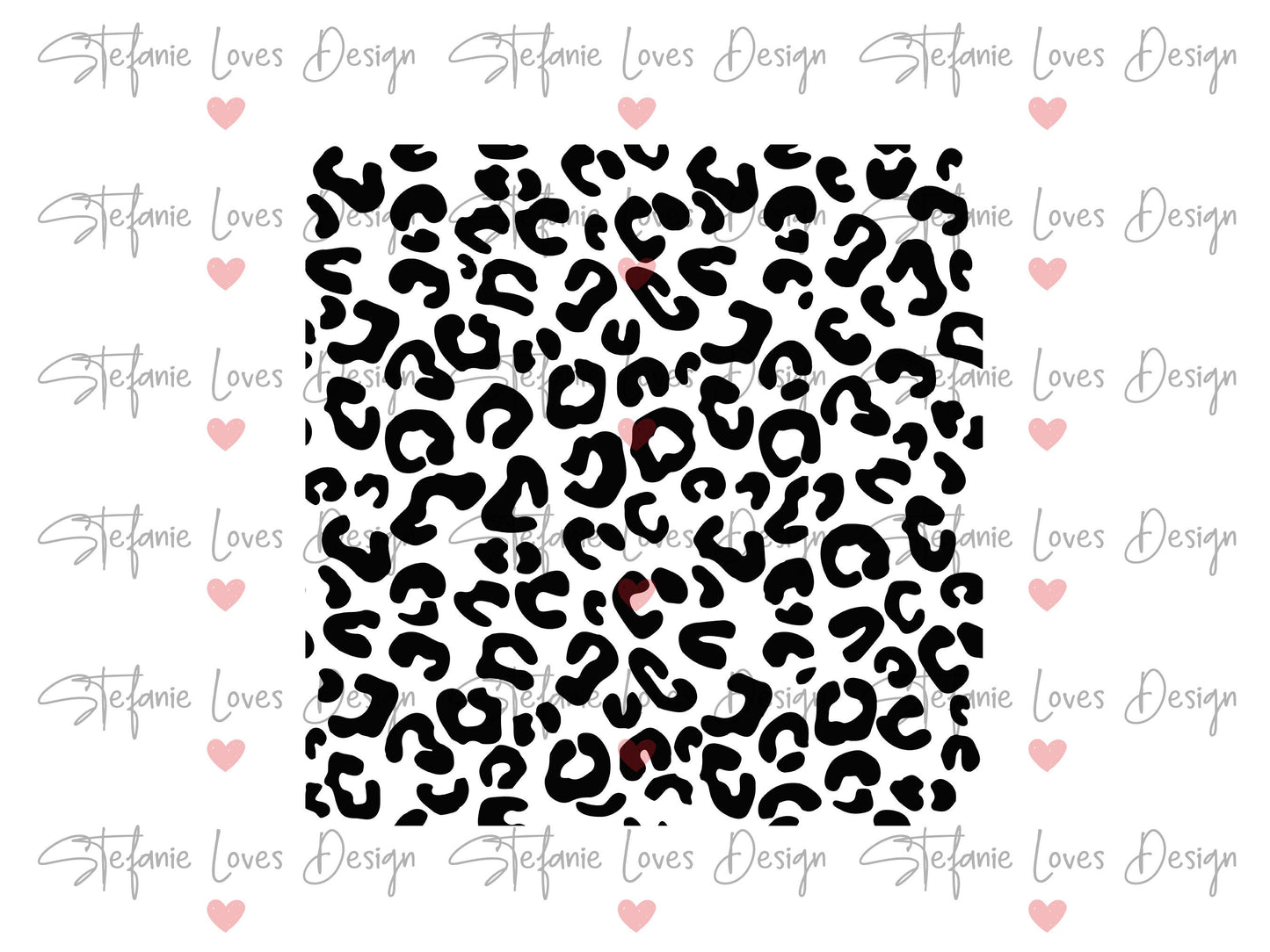Leopard Pattern Black and White svg, Leopard Print svg, Digital Download