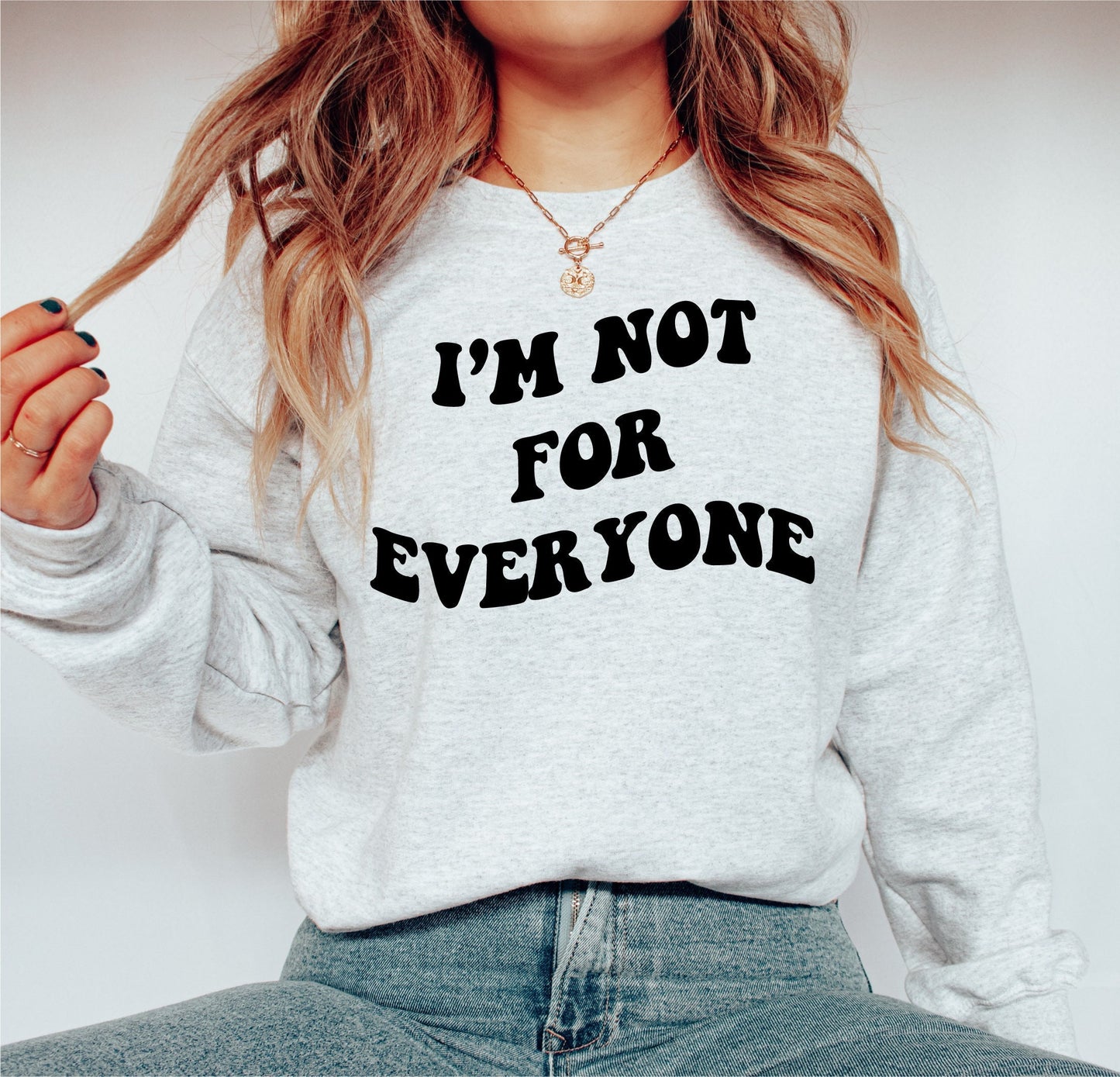 I'm Not For Everyone svg, Wavy Letters Svg, Digital Design