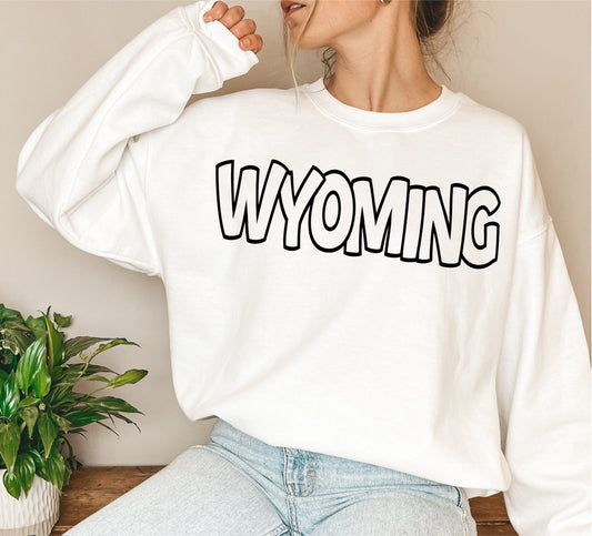 Wyoming Outline Digital Design