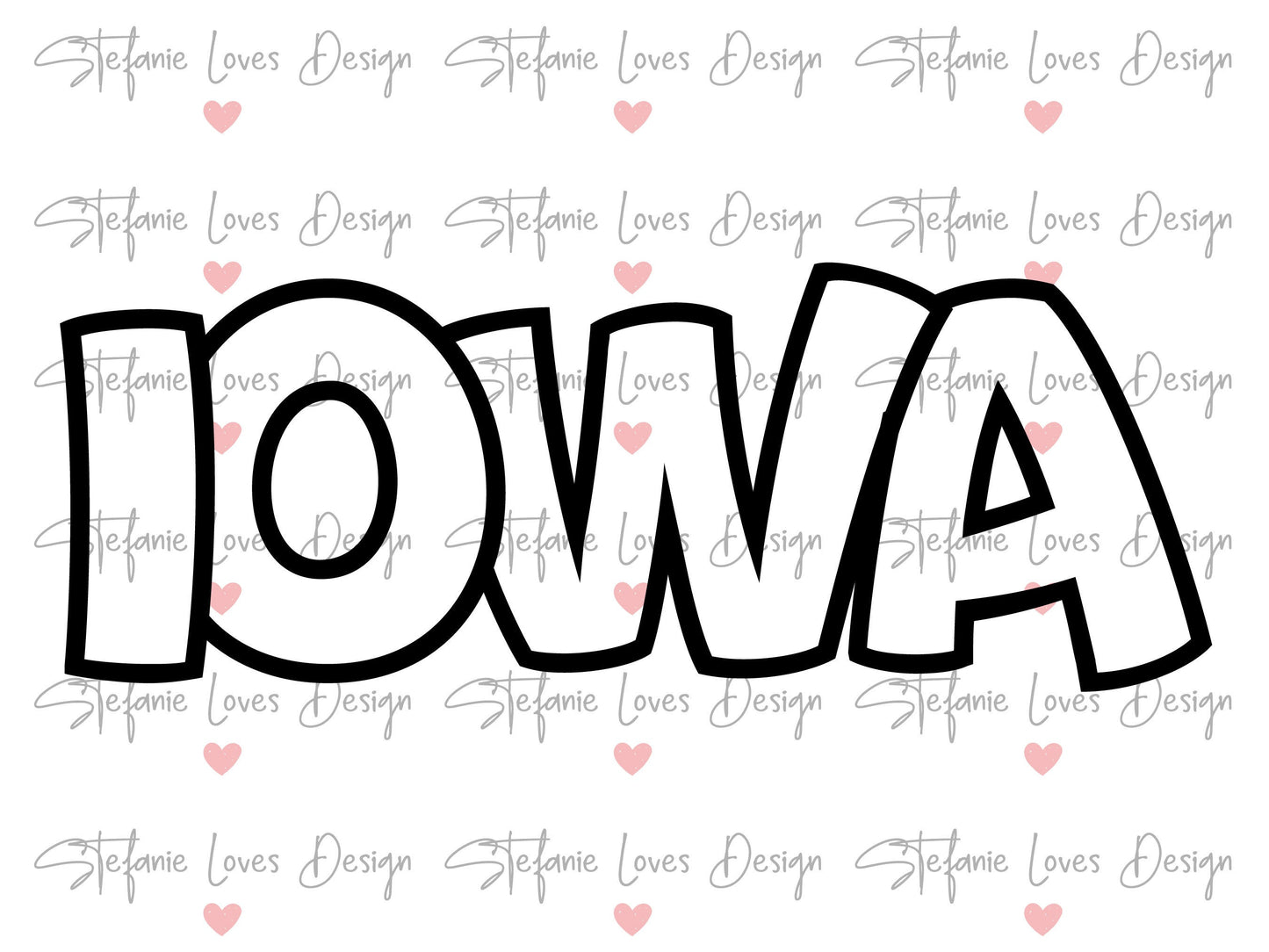Iowa svg, Iowa Outline svg, Iowa shirt svg, Digital Design