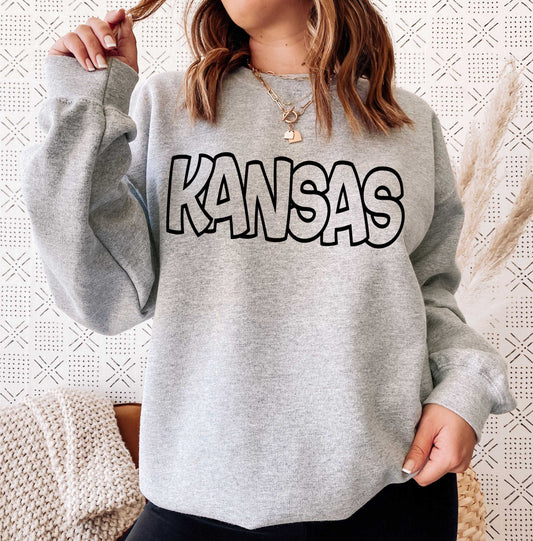 Kansas svg, Kansas Outline svg, Kansas shirt svg, Digital Design