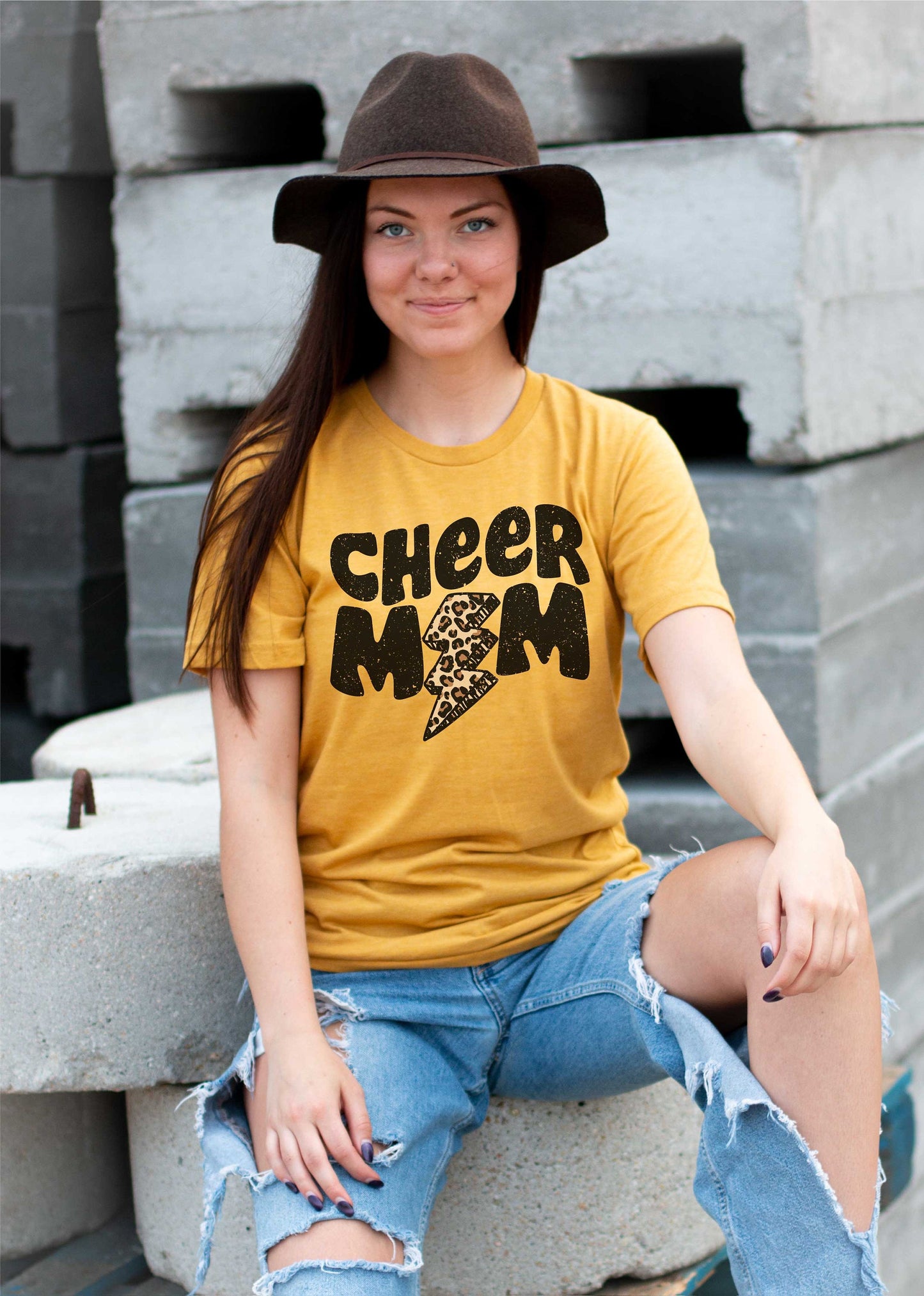 Cheer Mom Lightning Bolt Digital Design