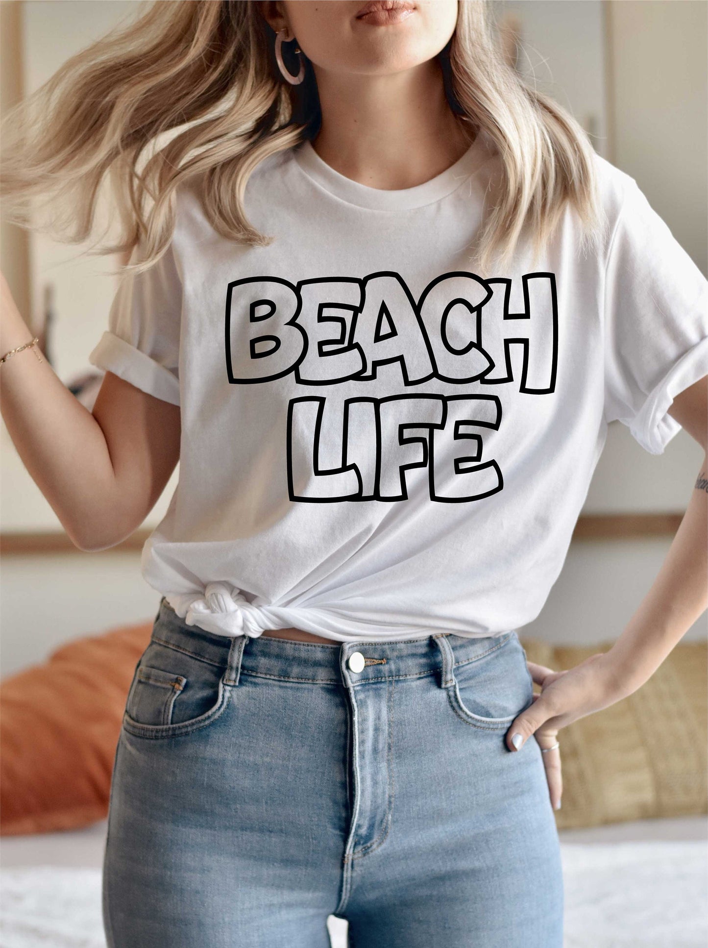 Beach Life svg, Beach Life Outline svg, Summer, Digital Design