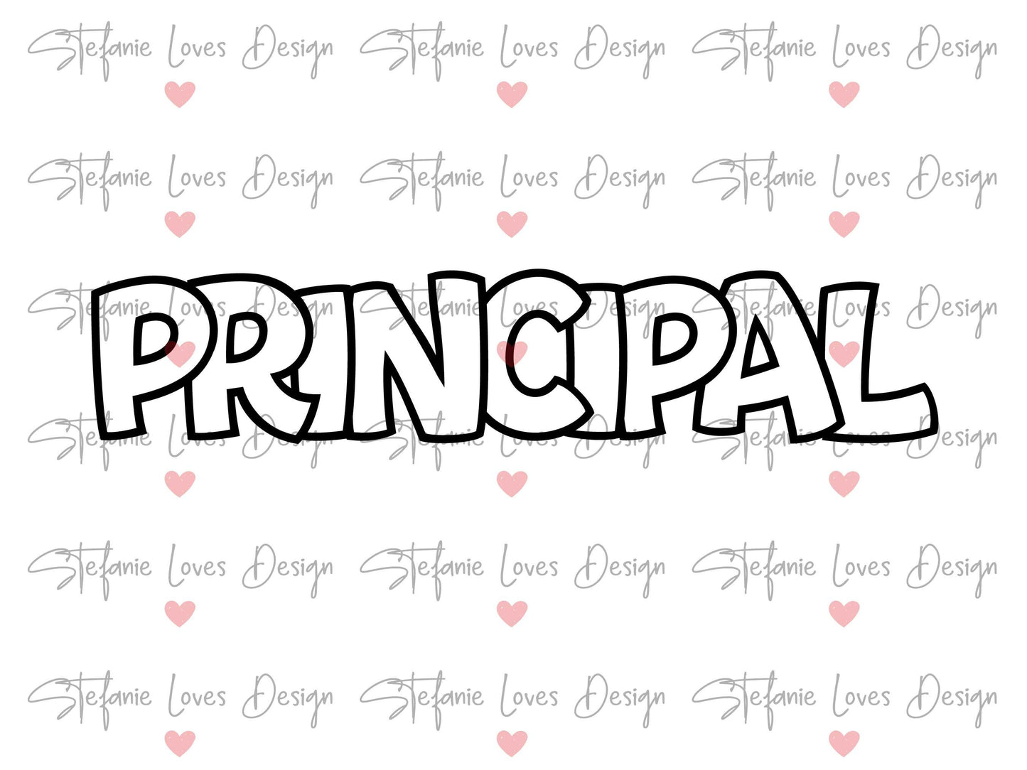 Principal svg, Principal Outline svg, Principal shirt svg, Digital Design