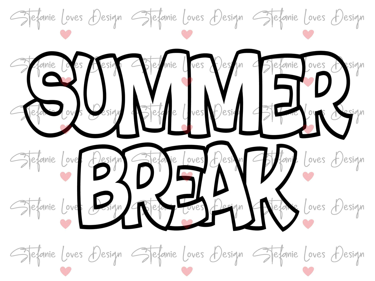 Summer Break Outline Digital Design
