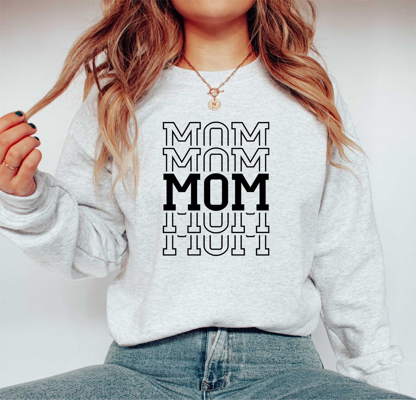 Mom Stacked Digital Design