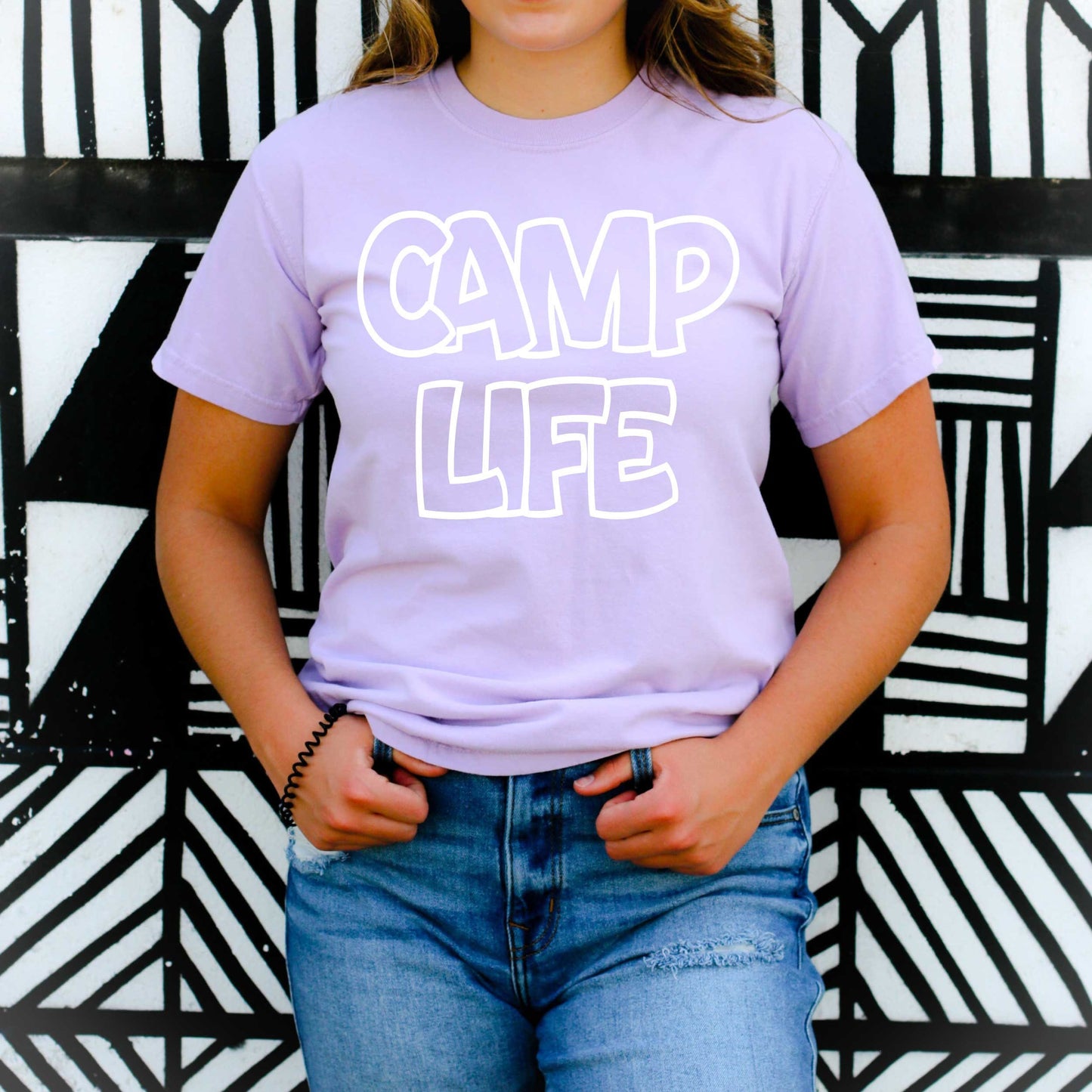 Camp Life Outline Digital Design