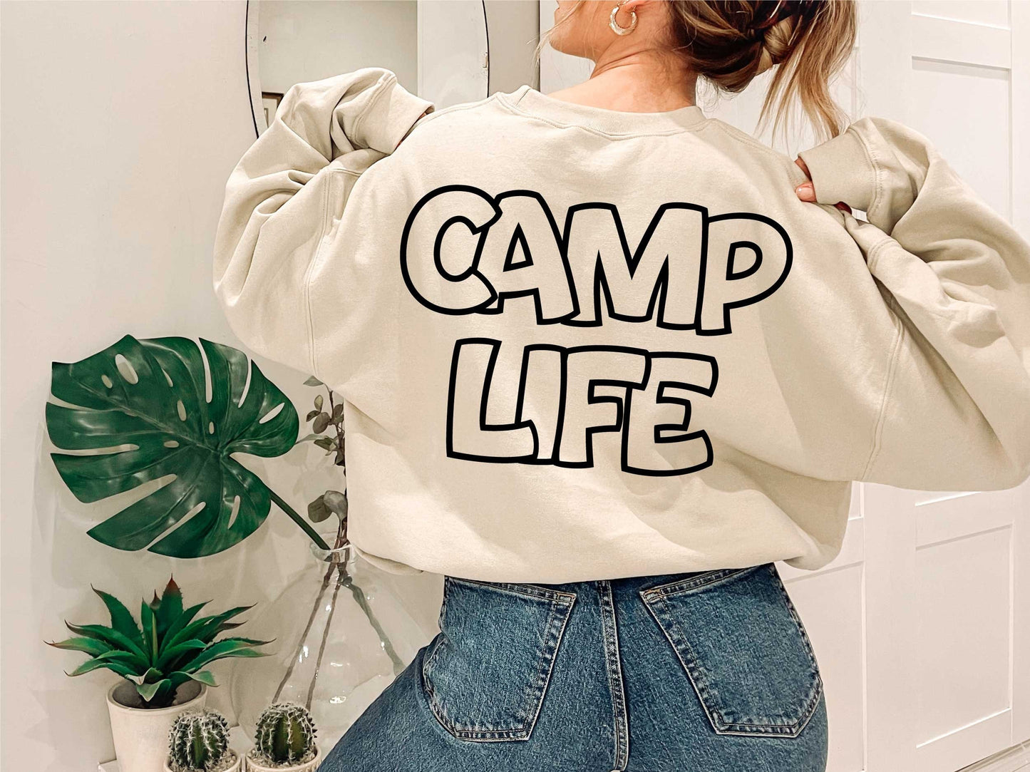 Camp Life Outline Digital Design