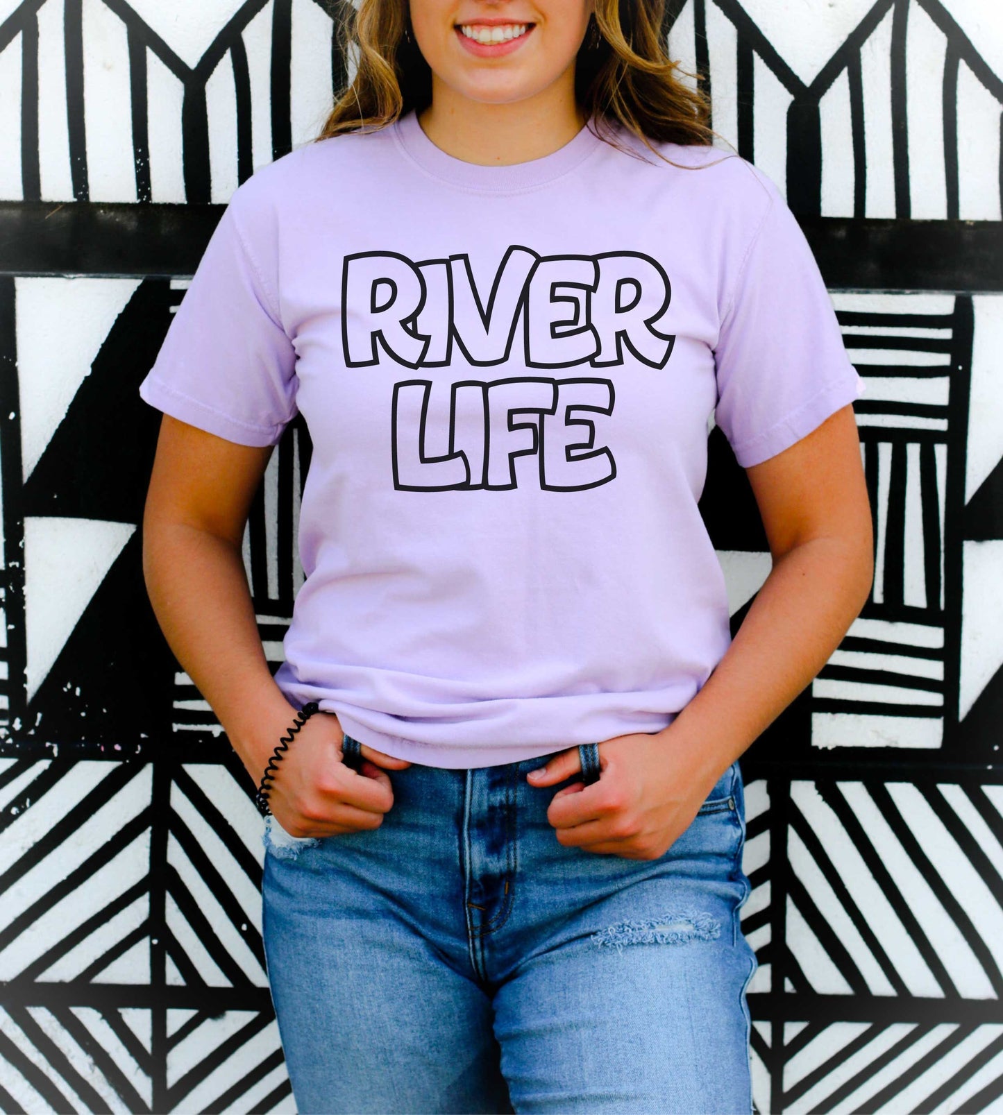 River Life Outline Digital Design