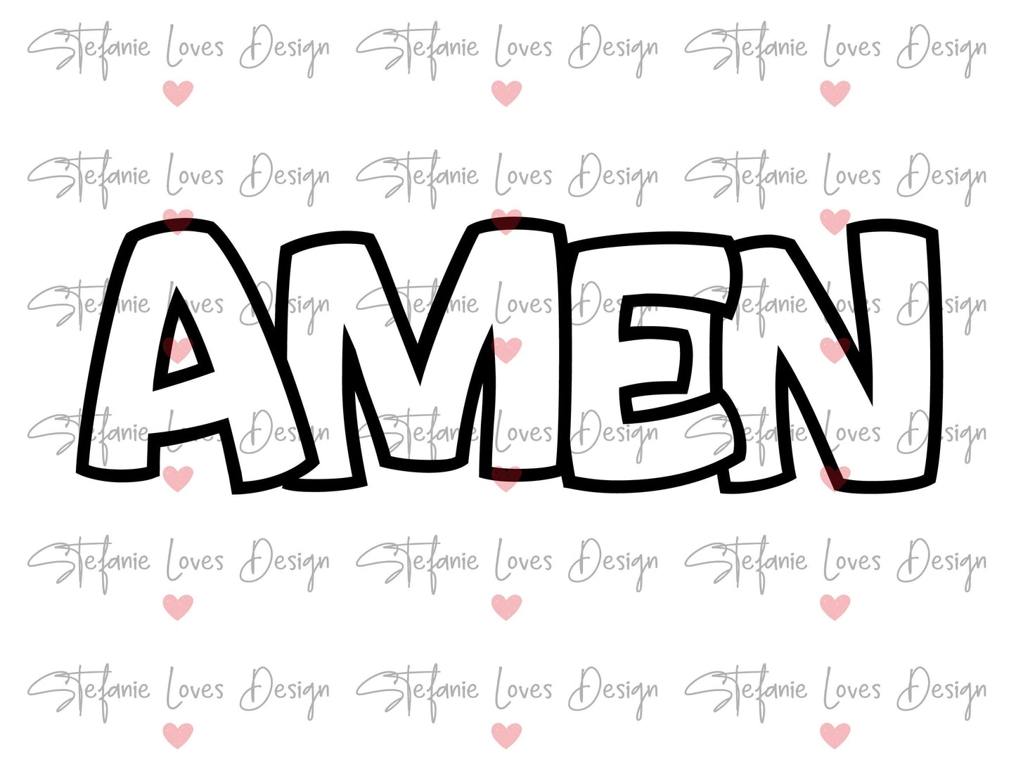 Amen svg, Amen Outline Svg, Christian saying svg, Love svg, Engagement svg, Married svg, Digital Design