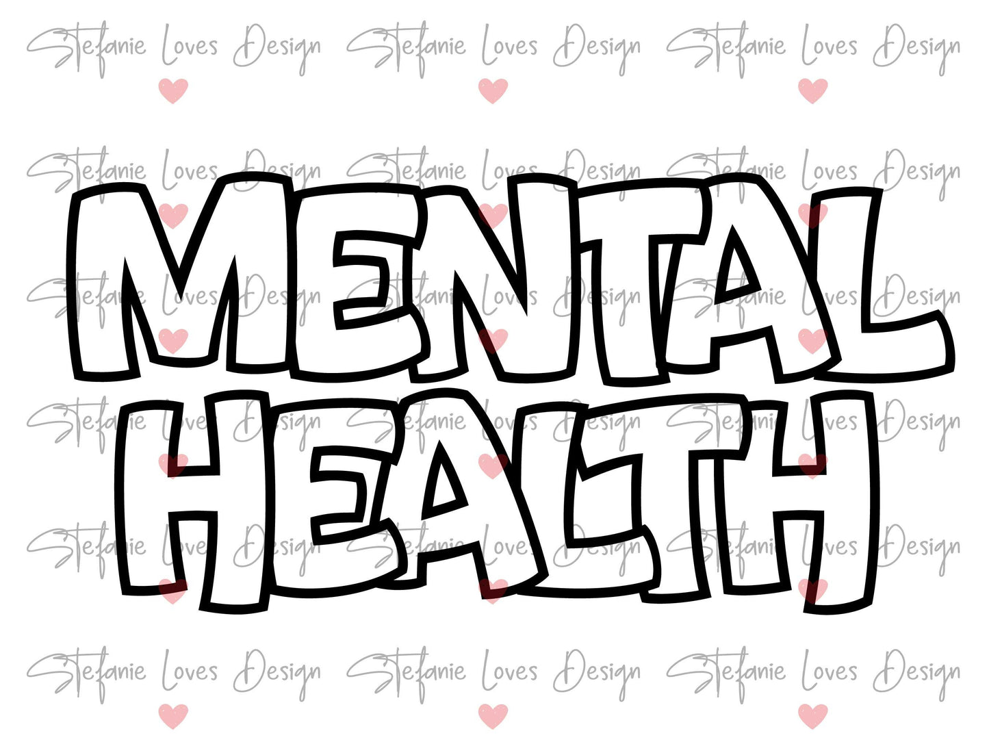 Mental Health svg, Mental Health Outline svg, Mental Health Awareness shirt svg, Digital Design