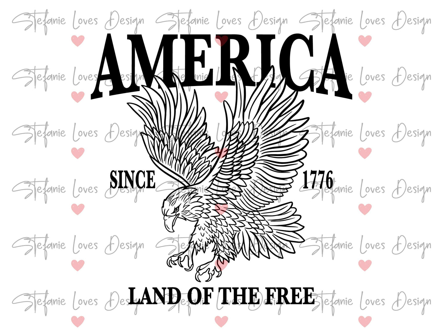 America Land of the Free svg, America svg, America shirt svg, Digital Design