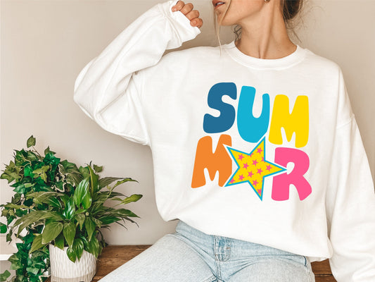 Summer Wavy Letters Digital Design