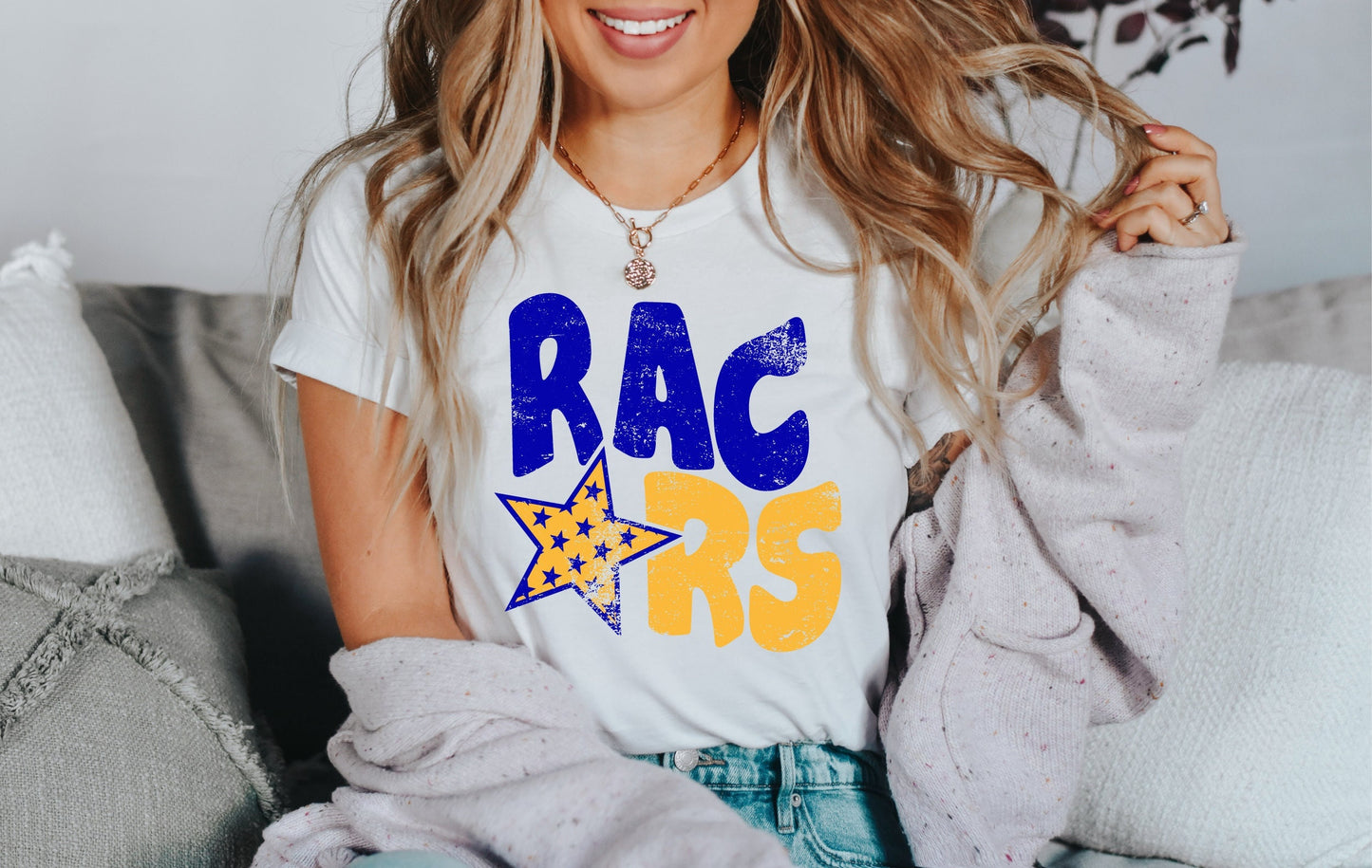 Racers Distressed Star Digital Design