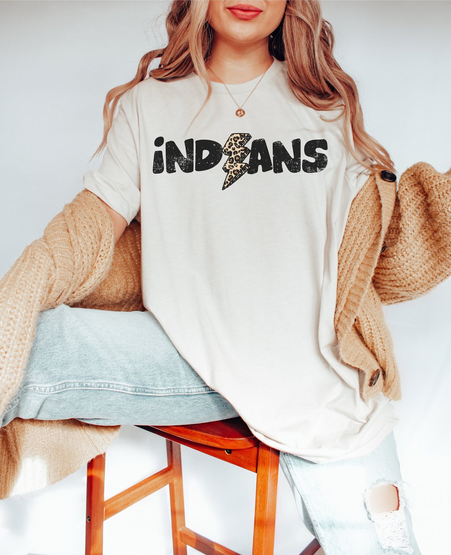 Indians Distressed Lightning Bolt PNG, Leopard Lightning Bolt png, Indians Mascot