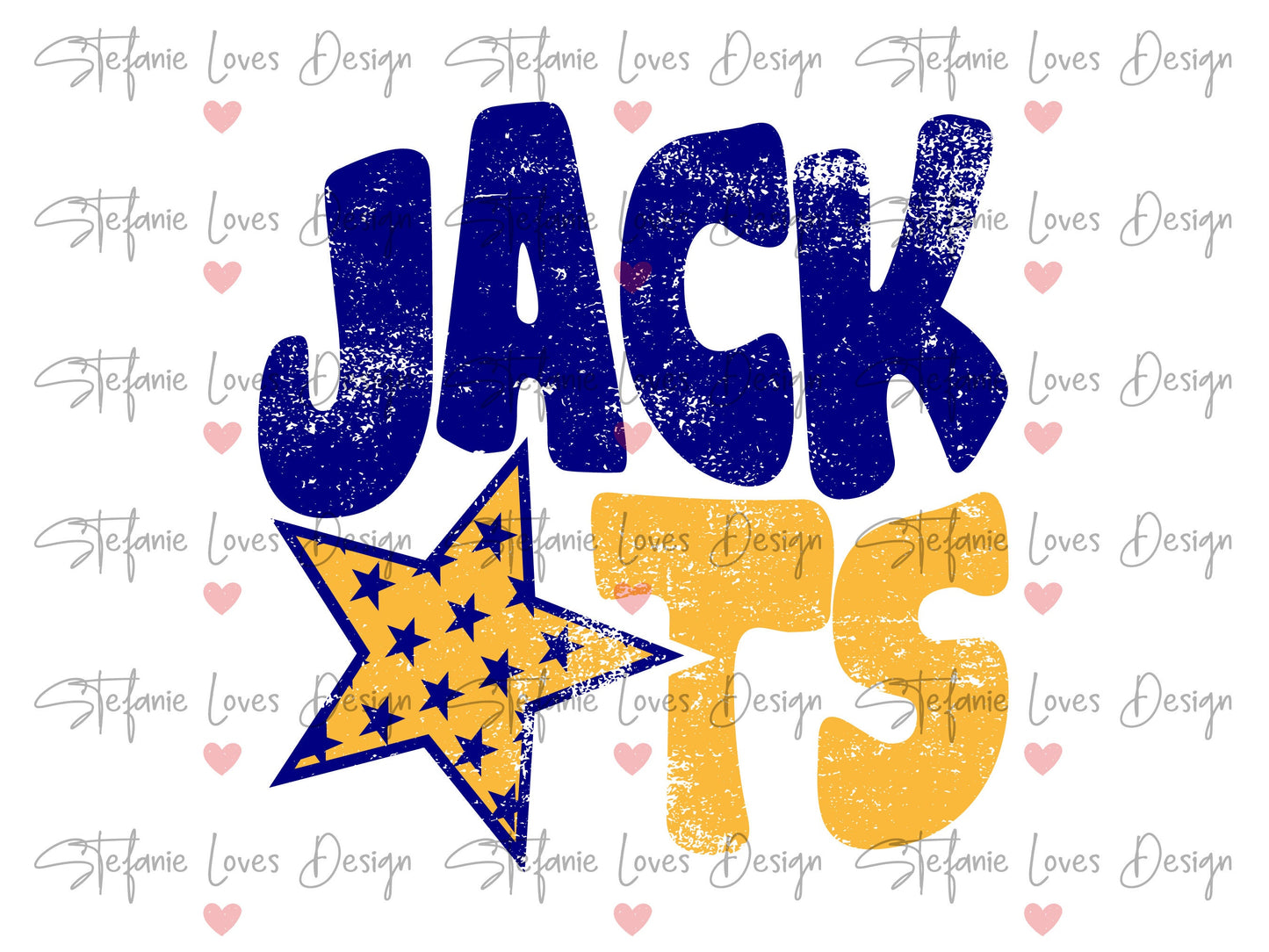 Jackets Distressed Star Digital Design