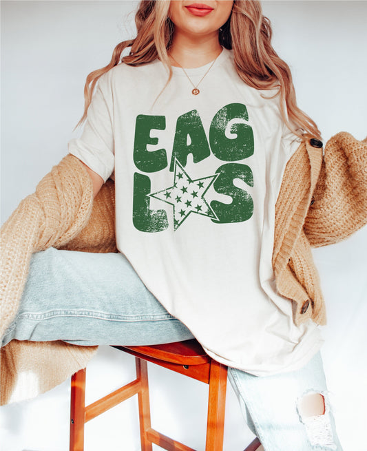 Eagles Distressed Star Digital Design