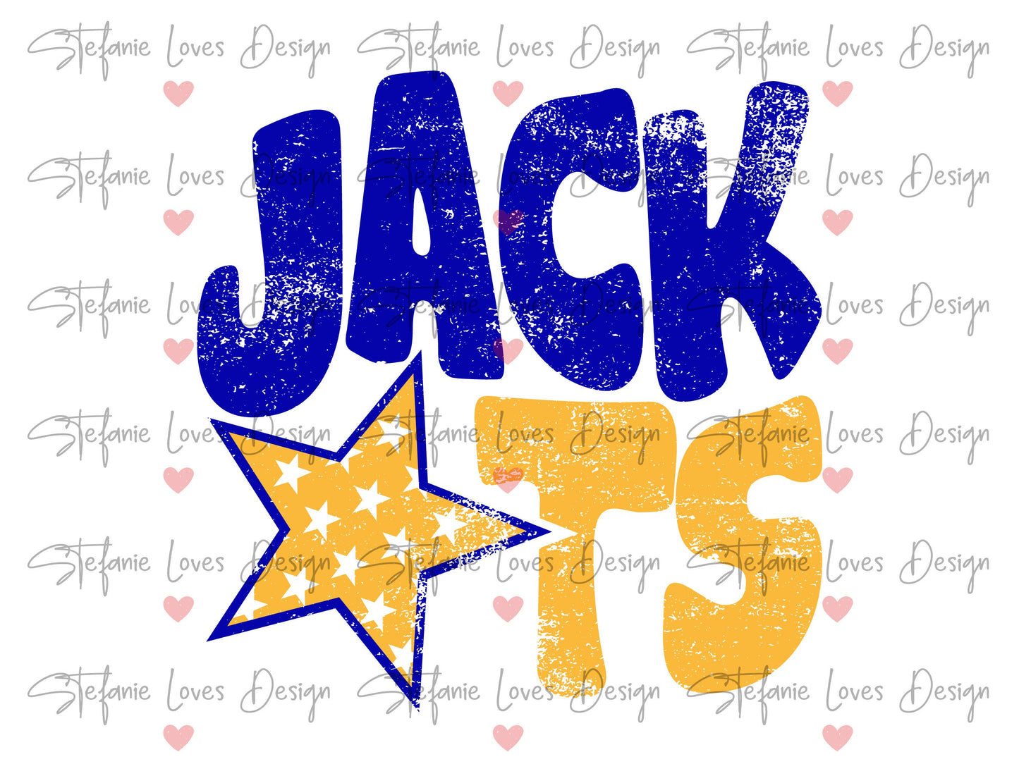 Jackets Distressed Star Digital Design