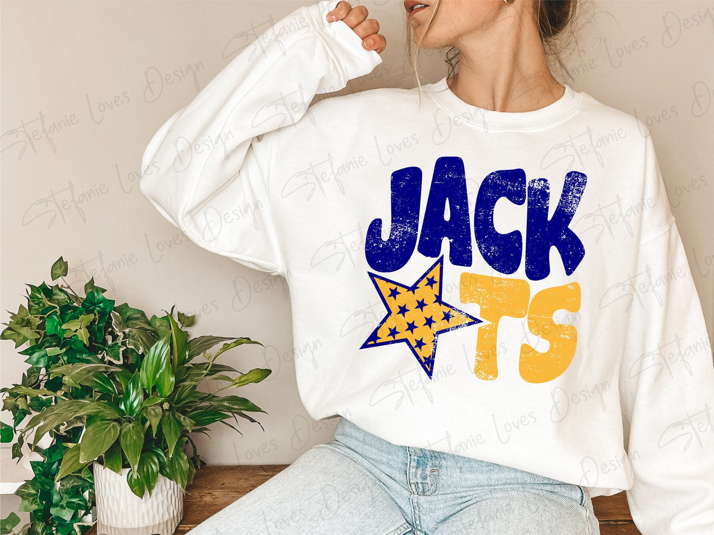 Jackets Distressed Star Digital Design