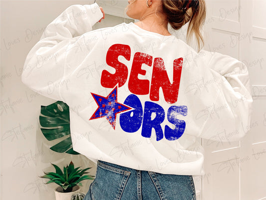 Seniors png, Distressed Seniors png, 2023 Graduate, Digital Design, Graduation