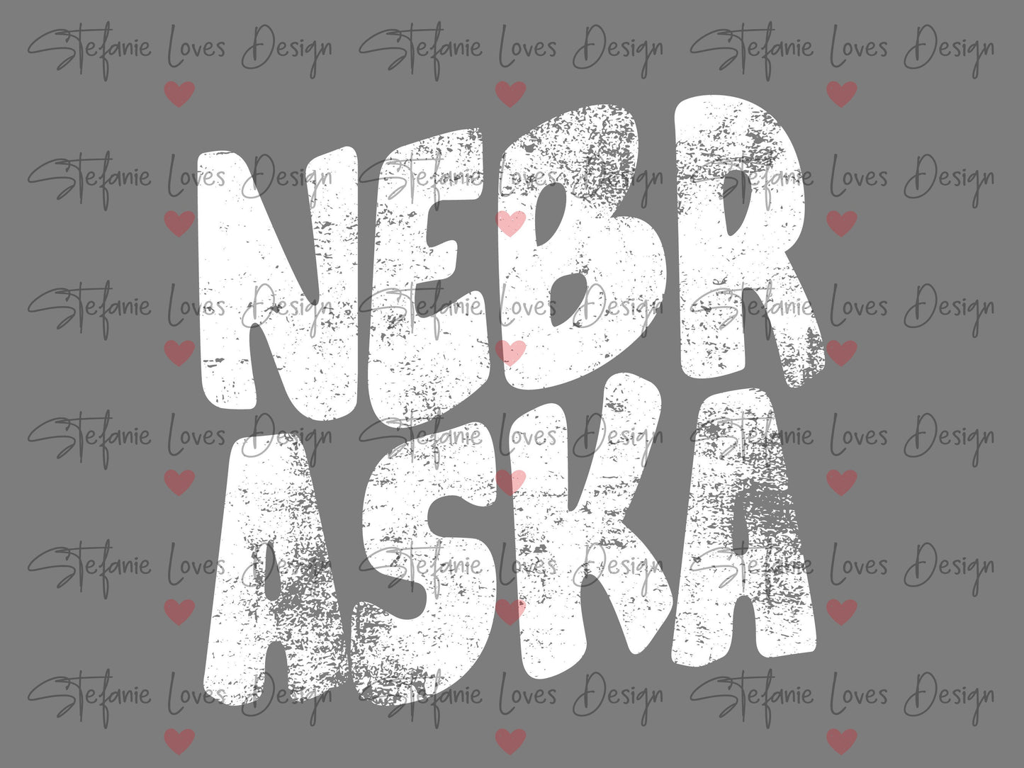 Nebraska Distressed Digital Design