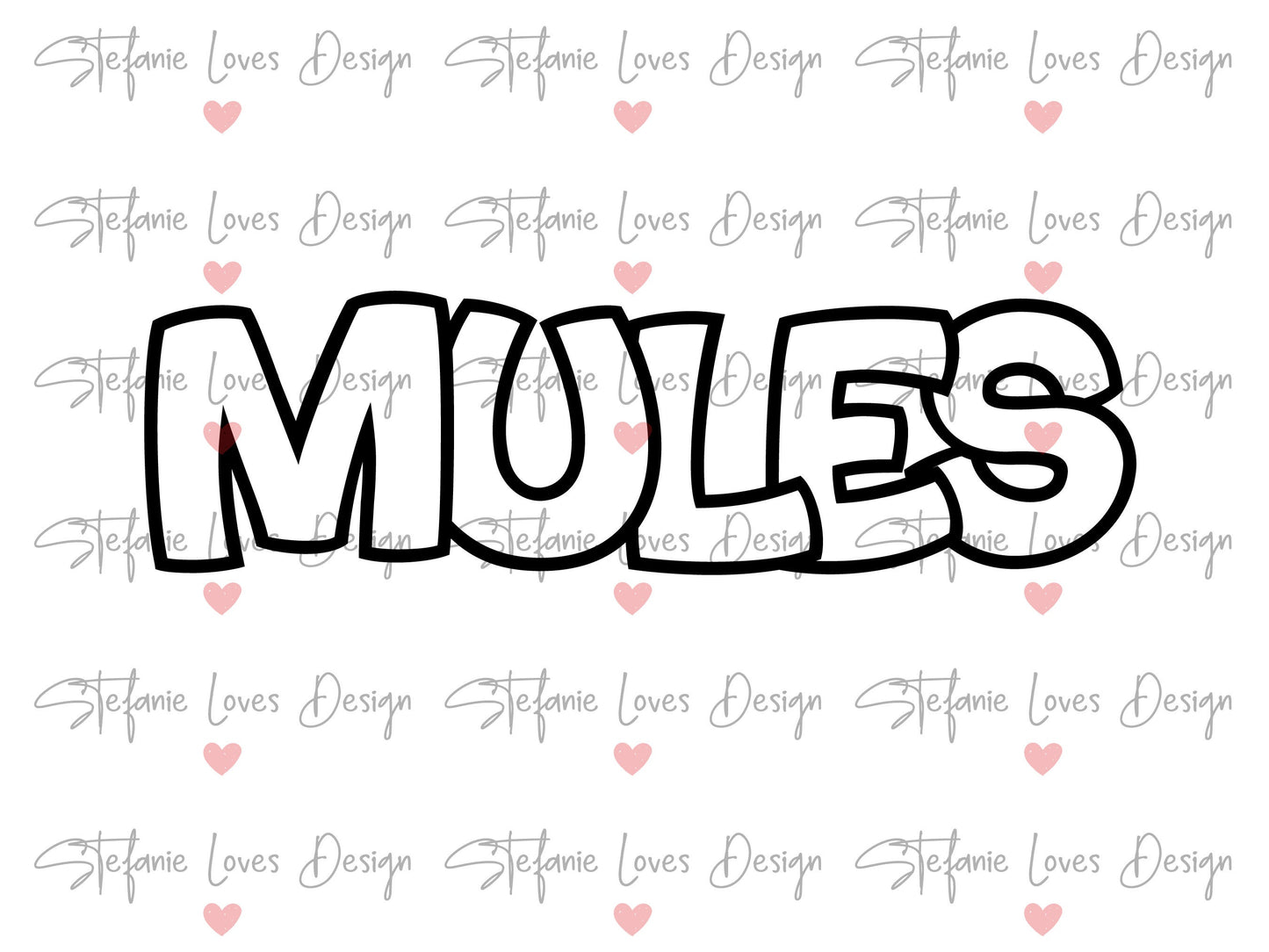 MULES svg, Mules Outline svg, Mules shirt svg, Digital Design, Mules Mascot
