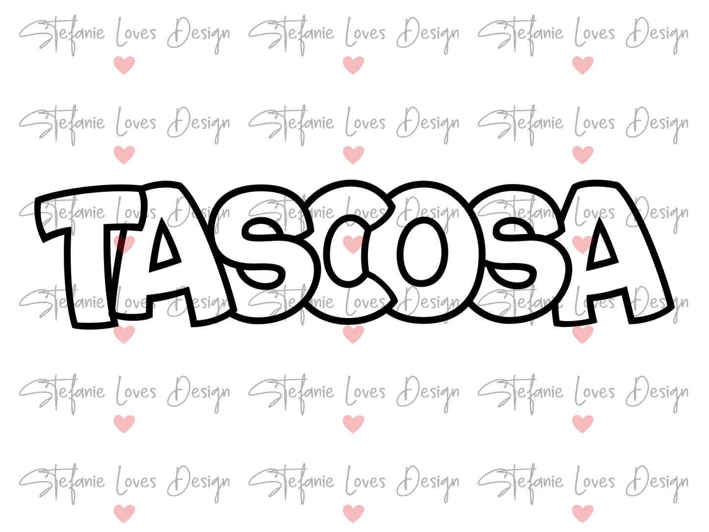 Tascosa Outline Digital Design