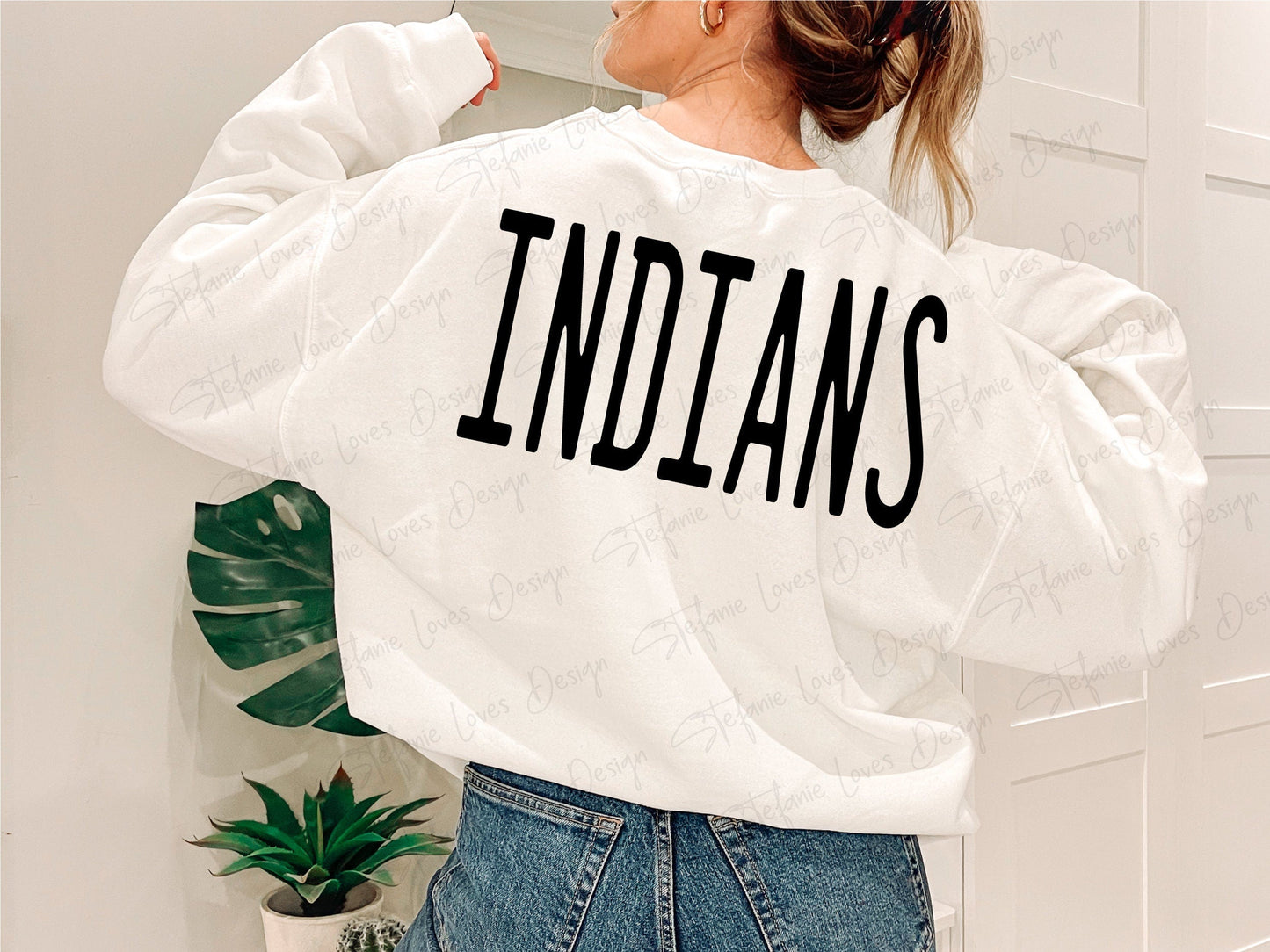 Indians Mascot Digital Design