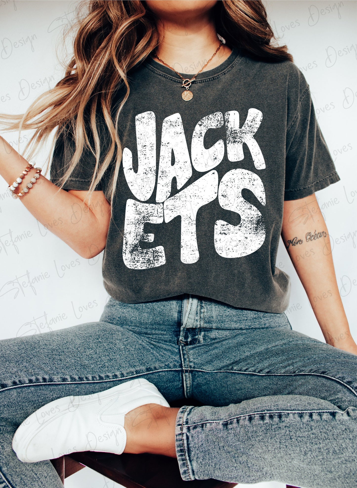 Jackets png, Distressed Jackets Mascot png, Digital Design, Jackets