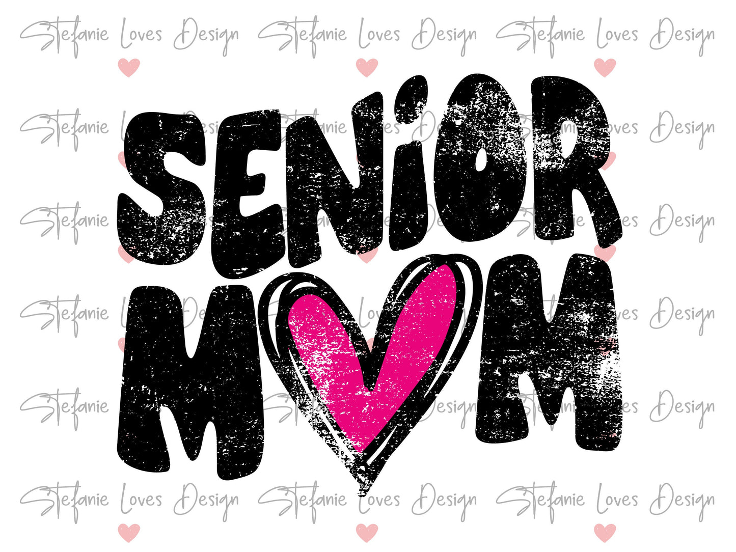 Senior MOM png, Distressed Senior MOM png, 2023 Graduate, Digital Design, Graduation MOM
