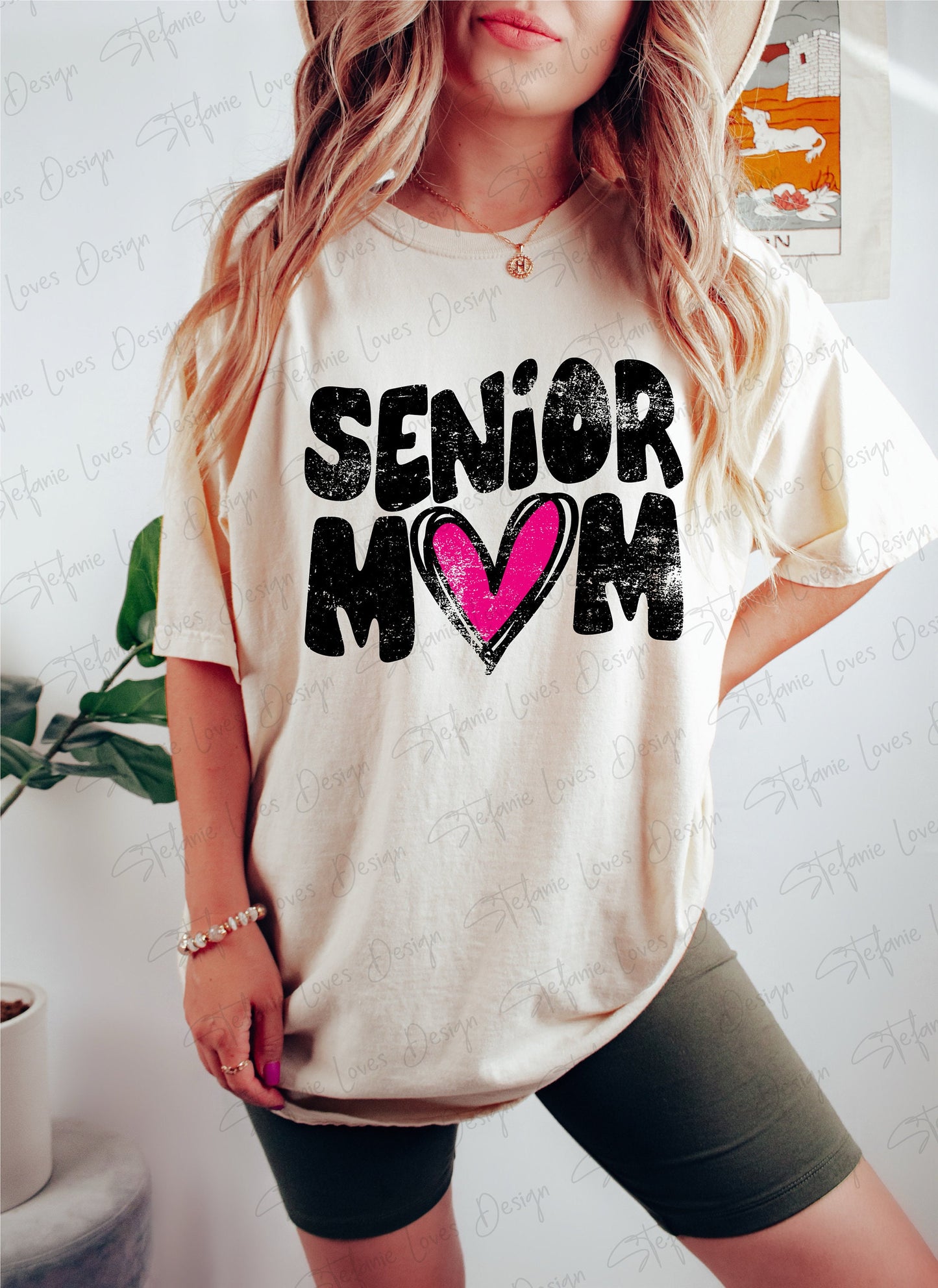 Senior MOM png, Distressed Senior MOM png, 2023 Graduate, Digital Design, Graduation MOM