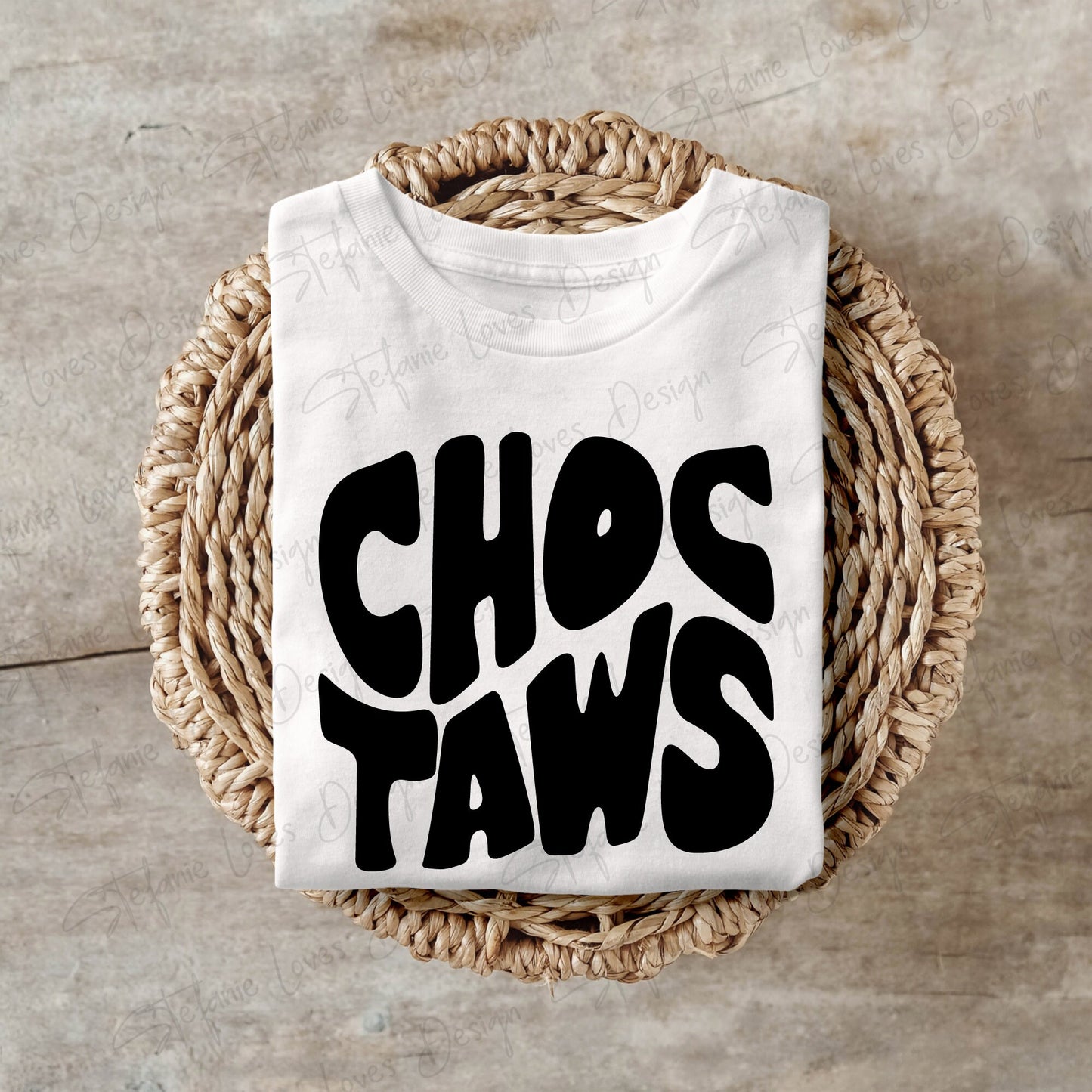 Choctaws SVG, Choctaws, Retro Wavy Letter Digital Design