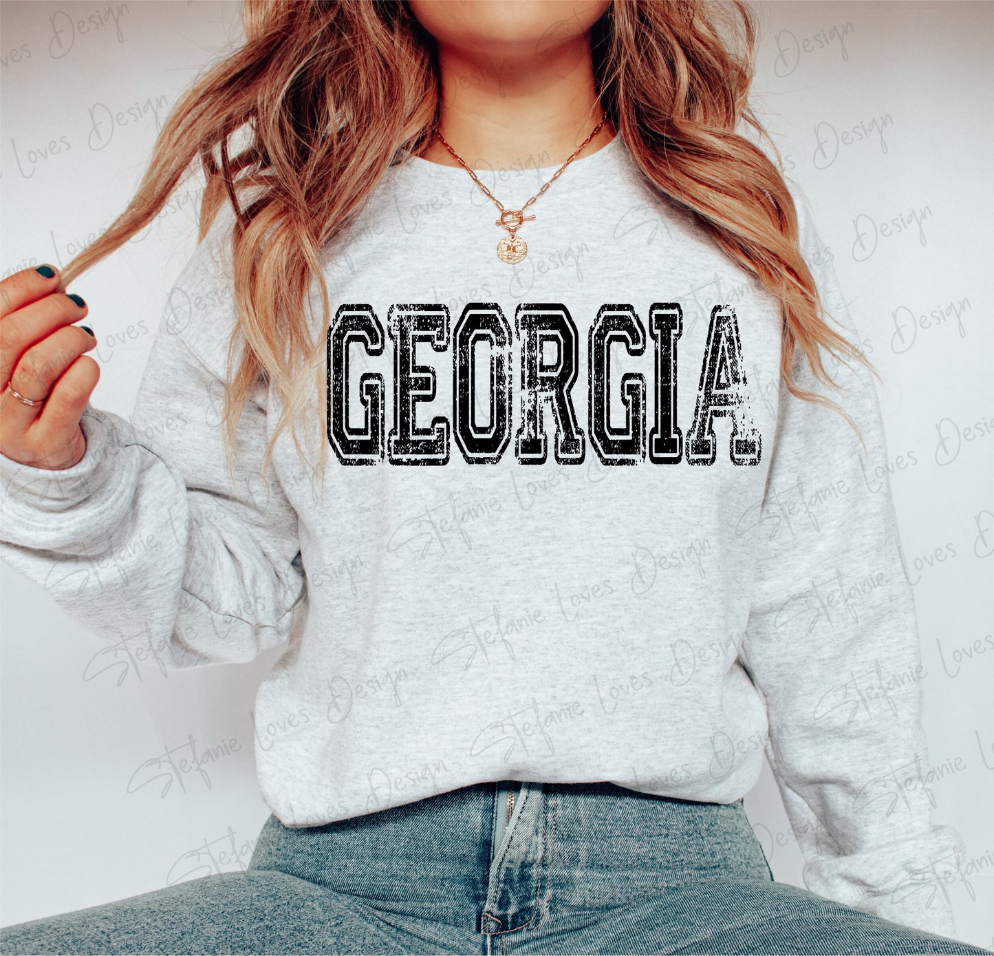GEORGIA Distressed Digital Design