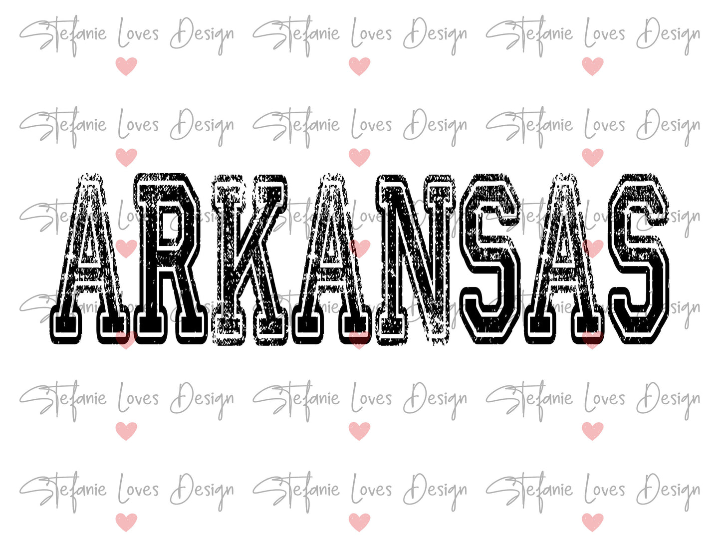 Arkansas Distressed Design png and svg, Digital Design