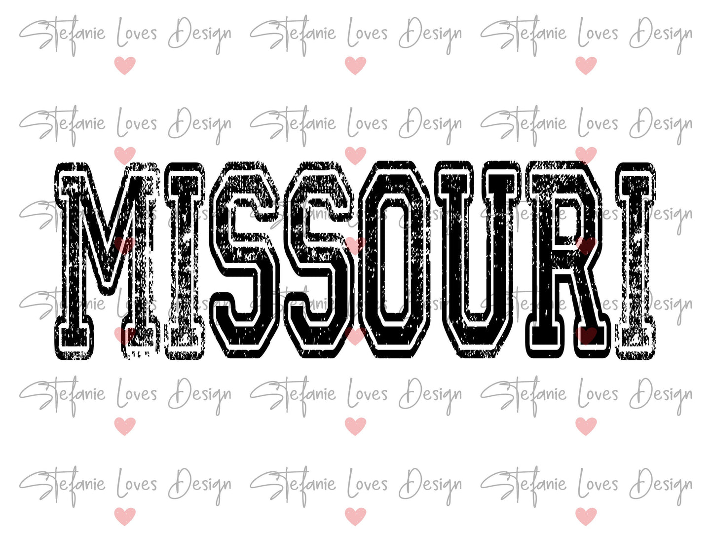 Missouri Distressed Digital Design