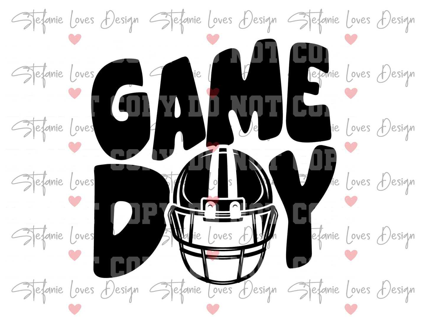 Game Day Helmet Digital Design
