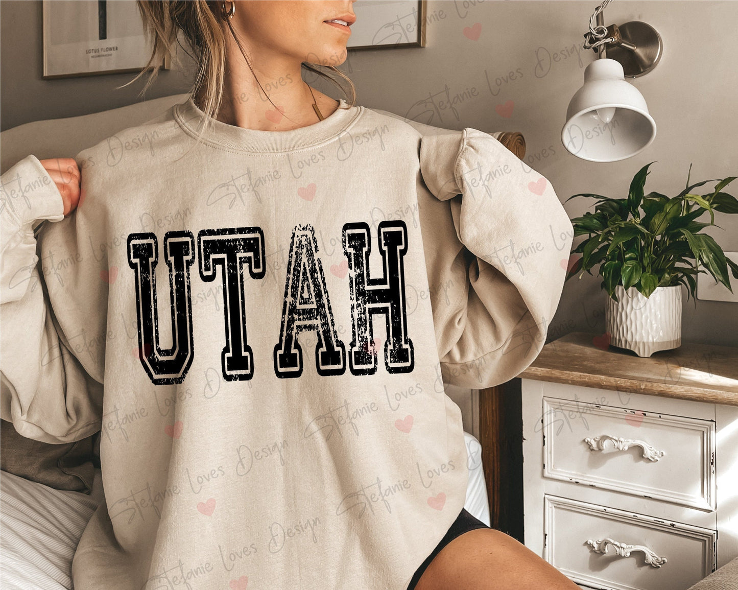 Utah Distressed Design png and svg, Digital Design