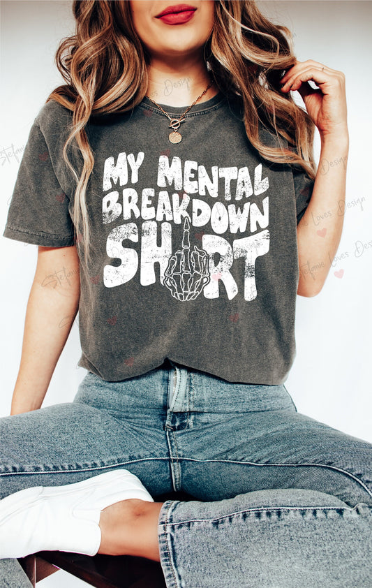 My Mental Health Breakdown Digital Design