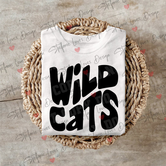 Wildcats Stacked Digital Design
