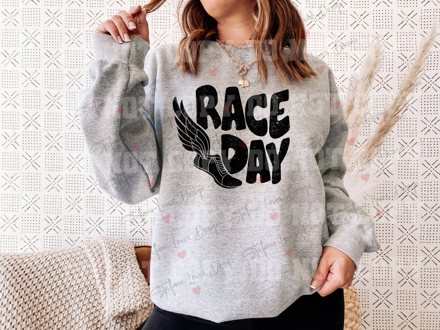 Race Day Distressed png, Distressed Running Race Day, Cross Country Digital Design