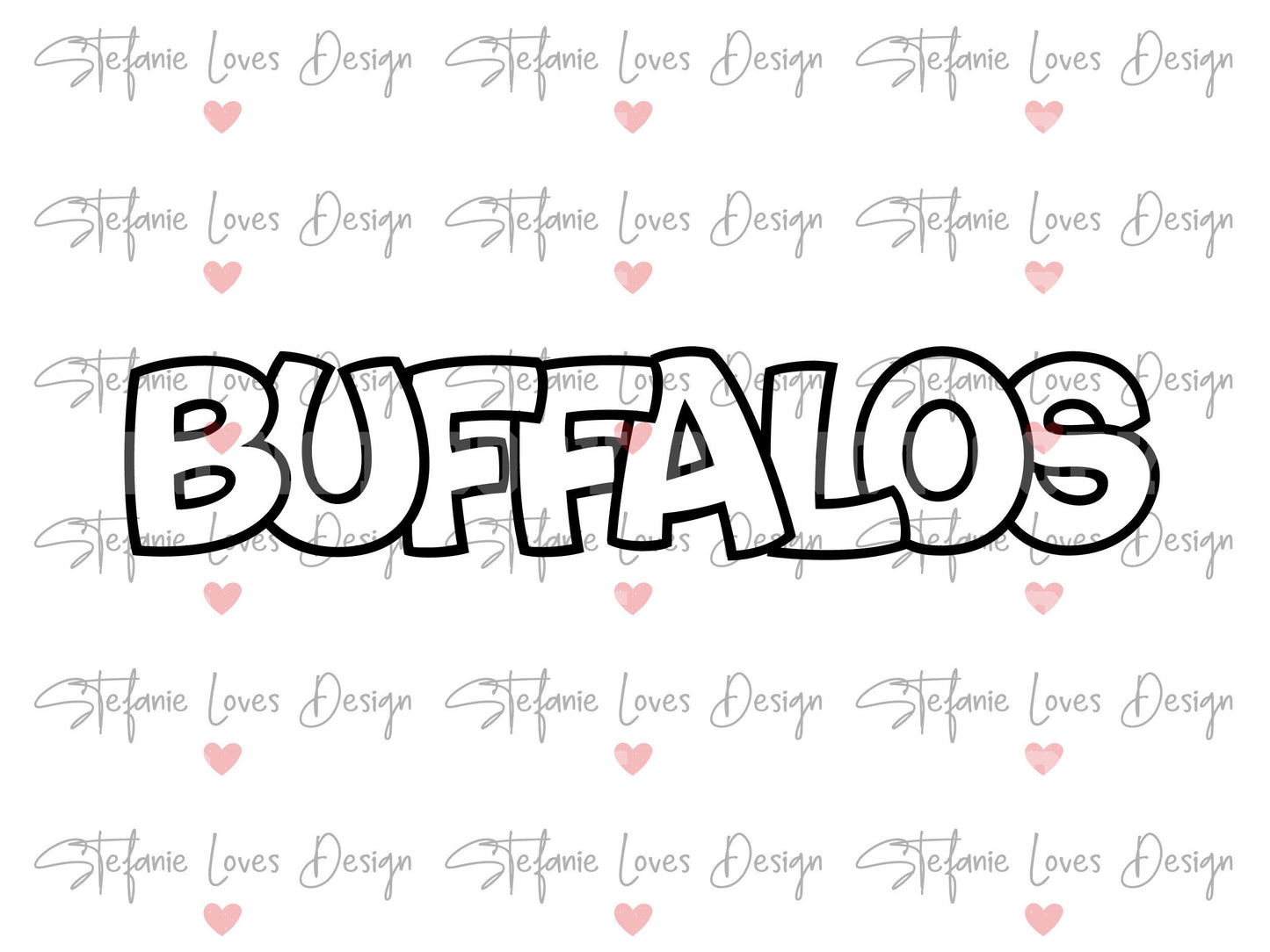 Buffalos svg and png, Buffalos Outline svg, Digital Design