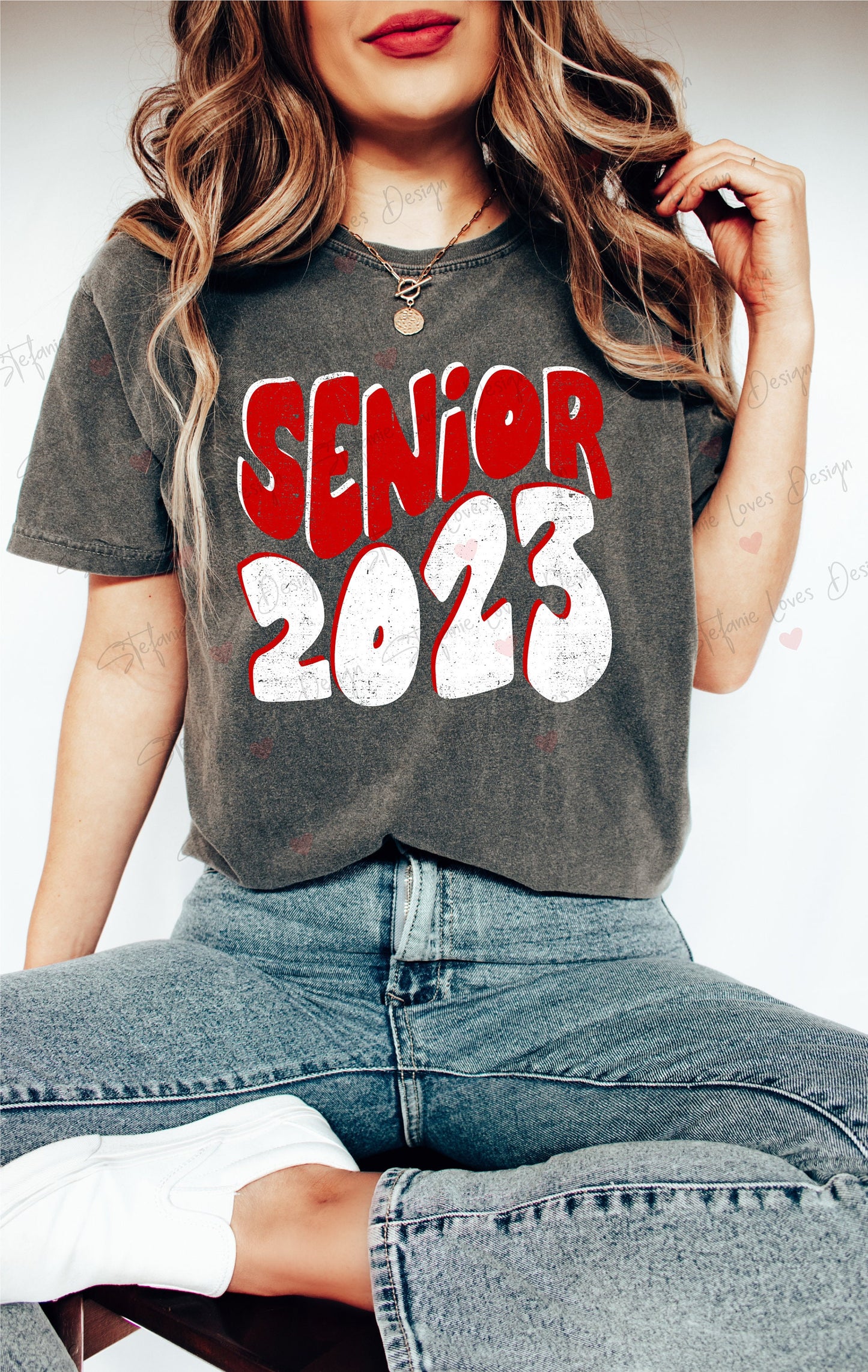 Senior 2023 Distressed png and svg, Distressed Senior png, 2023 Graduate, Digital Design, Graduation, Red and Black